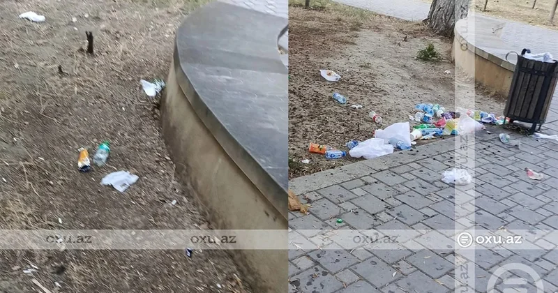 Bakının məşhur parkı baxımsız qalıb FOTO