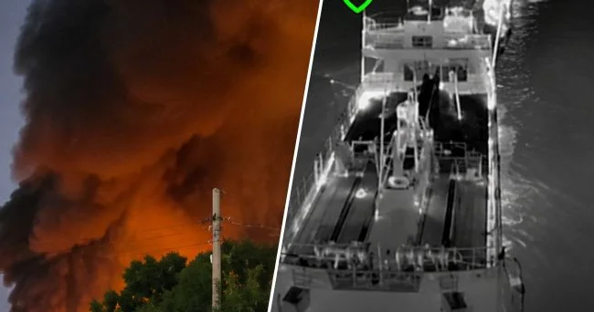 Ukrayna Rusiyanın kölgə donanmasına məxsus 12 tankerə və digər hədəflərə zərbə endirib