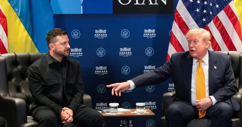 “Trampın Ukrayna ilə bağlı mövqeyi dəyişdi, NATO müttəfiqlərində nikbinlik yarandı“ “Financial Times“