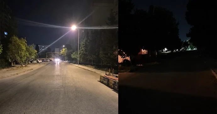 Sumqayıtda küçələr işıqlandırılmır, elektrik enerjisinə qənaət edirlər ŞİKAYƏT