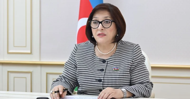 Sahibə Qafarova Pİ nin konfransında Ermənistanın işğalı nəticəsində ətraf mühitə vurulan ziyandan danışıb