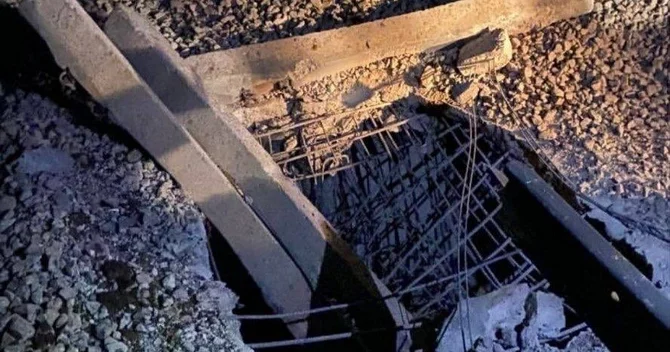 ABŞ zərbələrindən sonra Tehran Məşhəd dəmir yolu üzrə hərəkət dayandı
