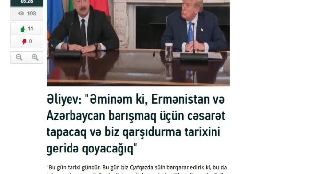 Gürcüstan mediası Azərbaycan və Ermənistan liderlərinin ABŞ dakı görüşündə əldə olunan razılaşmaya böyük diqqət yetirib FOTOLAR