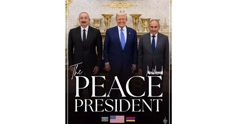 Трамп выложил фото встречи с Алиевым и Пашиняном в Truth Social