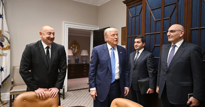Əliyev və nümayəndə heyəti Ağ Evdə Maraqlı görüntülər + FOTOLAR