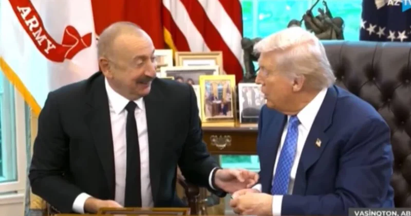 Trampdan İlham Əliyevə hədiyyə