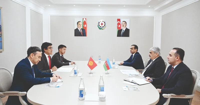 Samir Şərifov qırğızıstanlı həmkarı ilə görüşüb