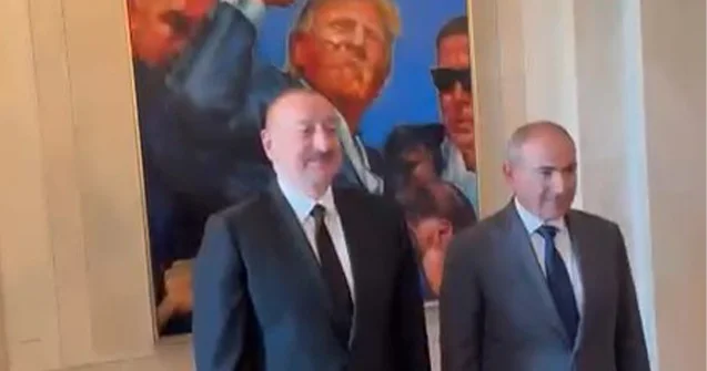 Paşinyan İlham Əliyevlə foto çəkdirib Video