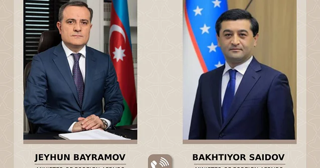 Bayramov özbəkistanlı həmkarı ilə danışdı