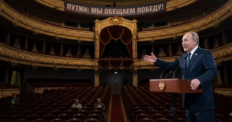 Tək rejissorlu teatr: tamaşaçı yoxdur, Putin isə qələbə vəd edir