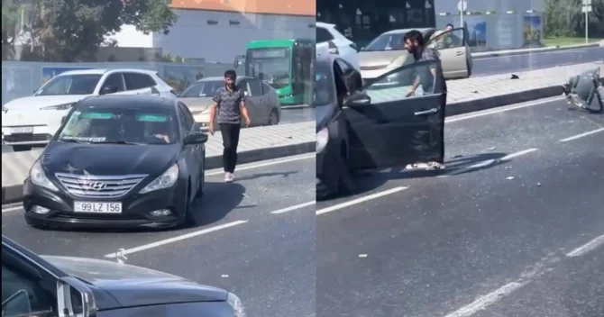 Bakıda Hyundai əks istiqamətə çıxdı
