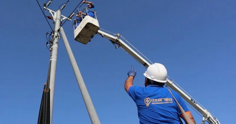 Xocalı və Xocavəndin bir sıra kənd və qəsəbələrinin elektrik şəbəkəsi yenidən qurulur
