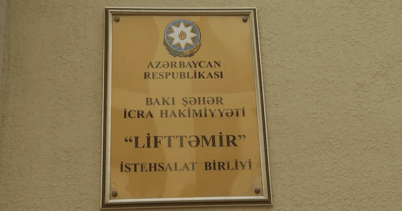 Yeni Günəşli qəsəbəsində binanın lifti işləmir VİDEO