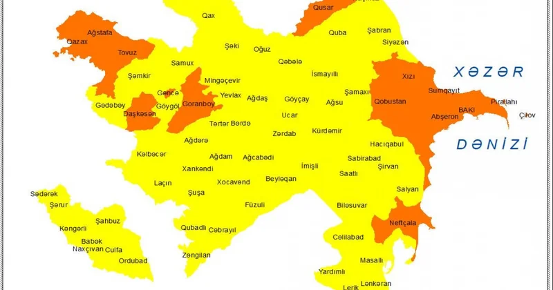 Küləkli hava şəraiti ilə bağlı sarı və narıncı xəbərdarlıq verilib