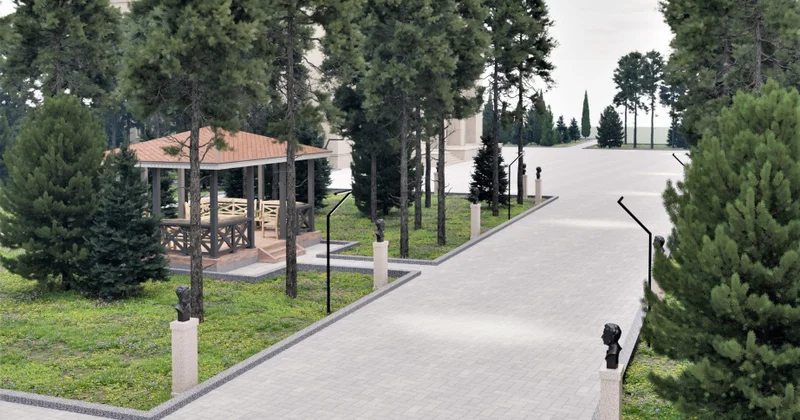 Xudat şəhərindəki park yenilənir