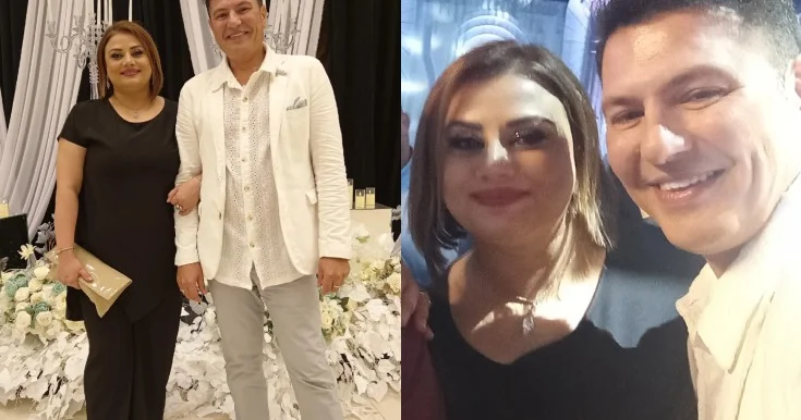 Əməkdar artist xanımı ilə toyda Fotolar
