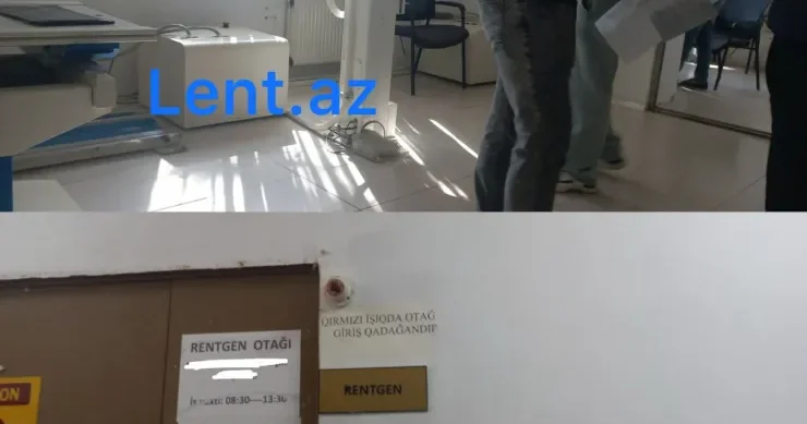 Binənin 1 xəstəxanası var, orada da növbədən yer yox Rentgen otağına 5 nəfər daxil olur