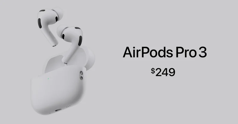 Представлены AirPods Pro 3 (ФОТО)