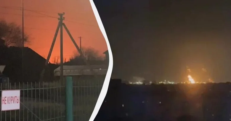 Rusiyanın neft nasos stansiyası vurulub