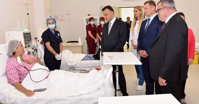 Sumqayıt Tibb Mərkəzində yeni Hemodializ şöbəsi fəaliyyətə başlayıb