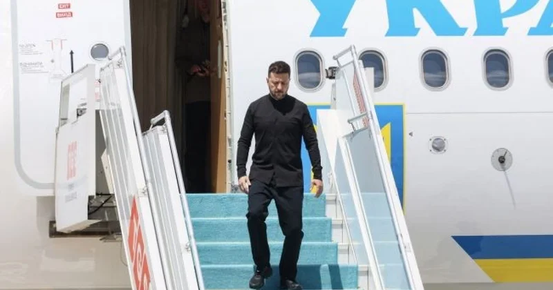 Zelenskinin təyyarəsi Moldovadan havaya qalxarkən PUA ilə vurulma təhlükəsi ilə üzləşib