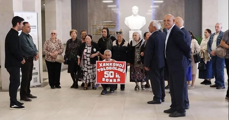 Məzunlar 50 il sonra Qarabağ Universitetində görüşdülər VİDEO
