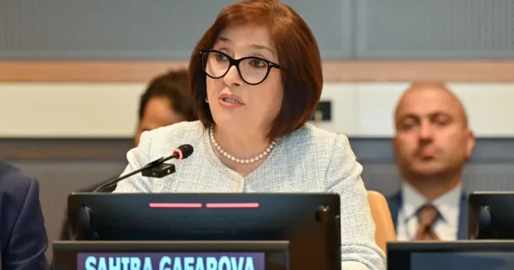 Sahibə Qafarova Nyu Yorkda İƏT ə üzv dövlətlərin daimi nümayəndələri ilə görüşdü FOTO