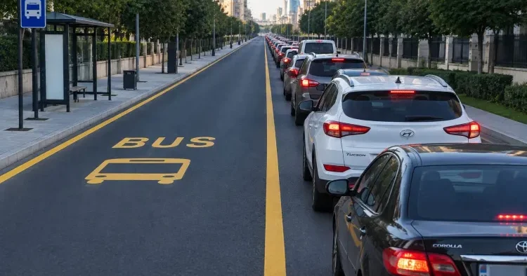 İki zolaqlı yollarda avtobus zolağı yaradılması düzgündürmü? Ekspert: Fəsadlar yaradır