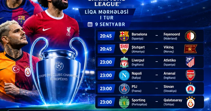 Nəhənglər üz üzə gəlir: Bu gecə 6 oyun keçiriləcək