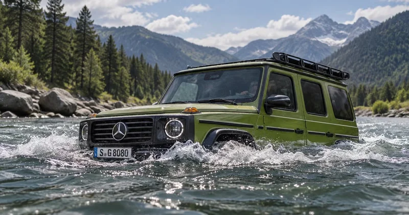 Mercedes üzən SUV yaradır...
