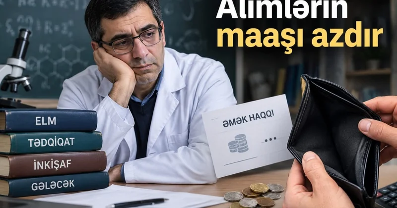 Bu maaşa heç kim elm sahəsinə gəlməz” SƏRT TƏNQİD ELƏDİ