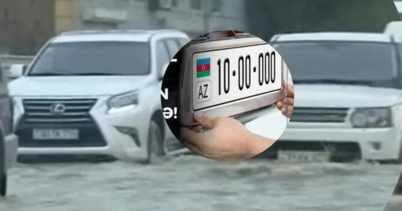 Yağışda avtomobil nömrəsini itirənlər nə etməlidir?