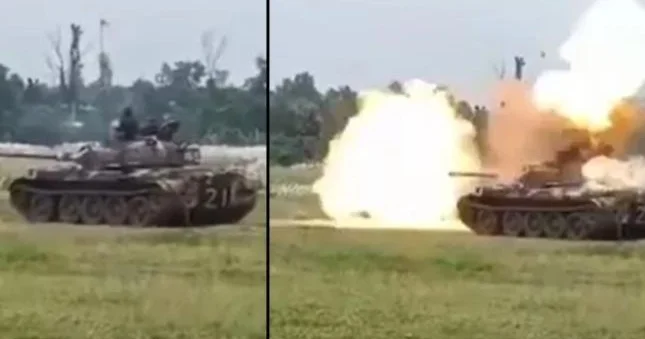 Banqladeşdə təlim zamanı tank partlayıb 2 ölü