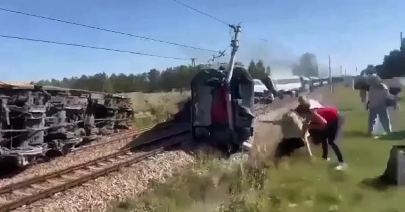 Поезд сошел с рельсов в Польше, есть пострадавшие ВИДЕО