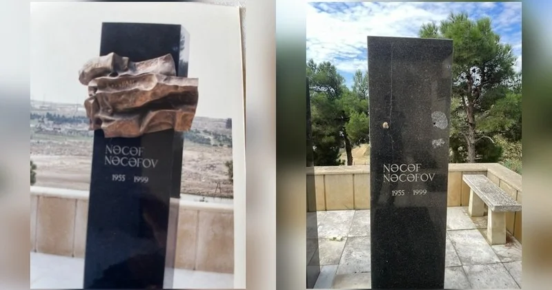 Nəcəf Nəcəfovun barelyef oğurlandı