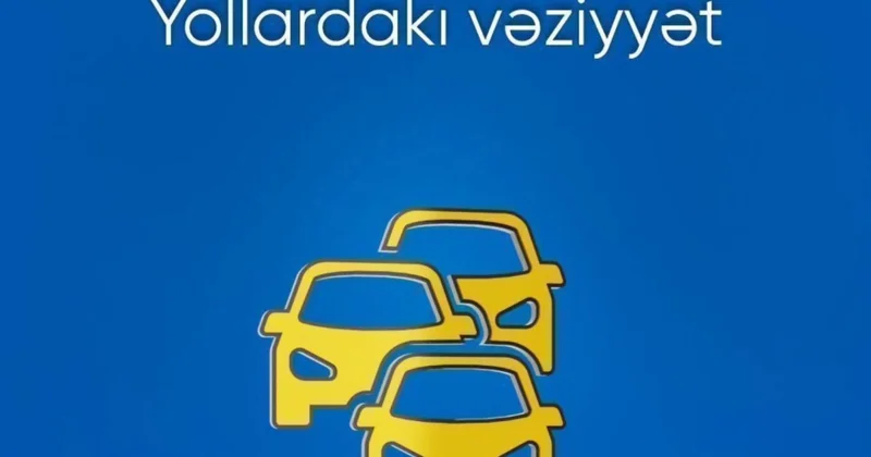 Bakıda bəzi yollarda nəqliyyatın hərəkətində sıxlıq müşahidə olunur