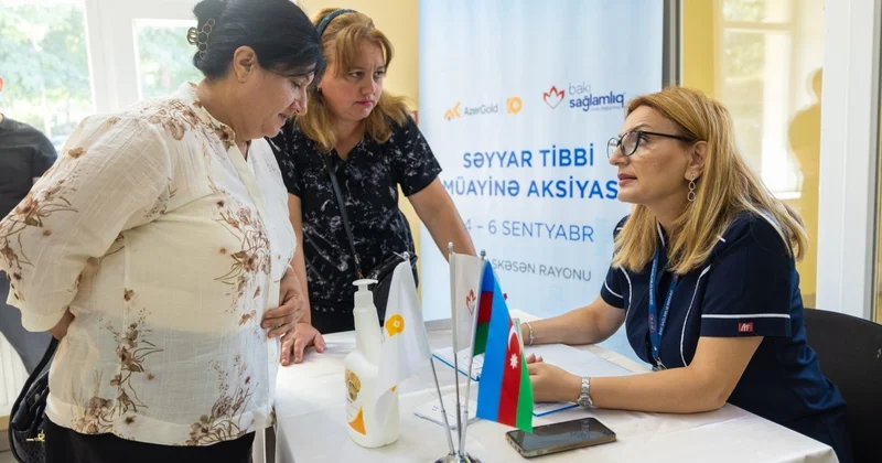 В Дашкесане в рамках акции AzerGold оказано более 2 тысяч медуслуг ВИДЕО