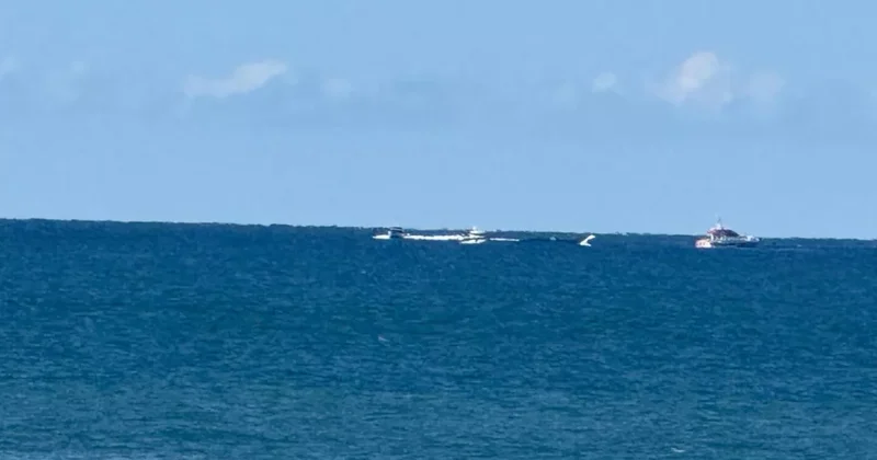 Вылетевший из Батуми самолет сел в море у берегов Турции ВИДЕО