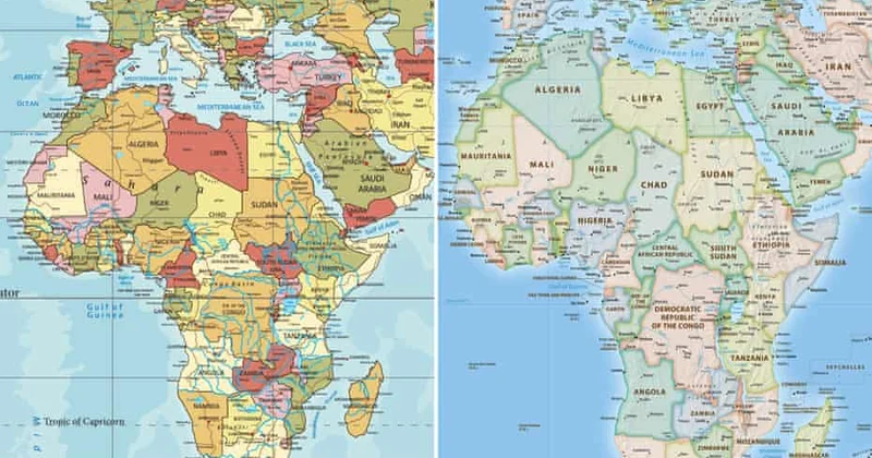 BMT yeni dünya xəritəsinin tətbiqini dəstəklədi: Afrikanın əsl ölçüsü göstəriləcək