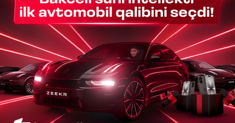 Искусственный интеллект Bakcell выбрал первого победителя обладателя автомобиля!