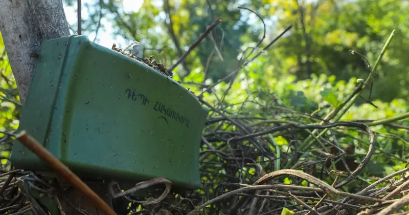 ANAMA: В Ходжавенде обнаружена противопехотная мина армянского производства ФОТО