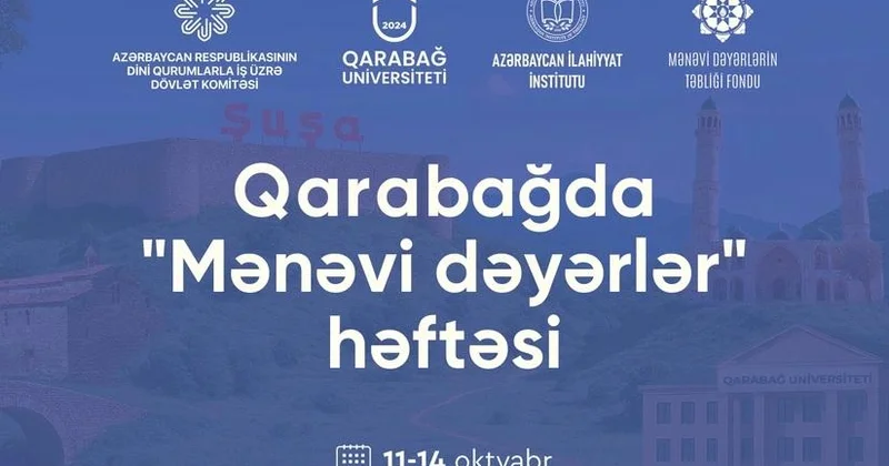 Qarabağda Mənəvi dəyərlər həftəsi keçiriləcək
