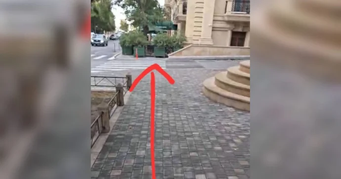 Prospektdə daha bir restoran terras yaradıb səkini özəlləşdirir FOTO