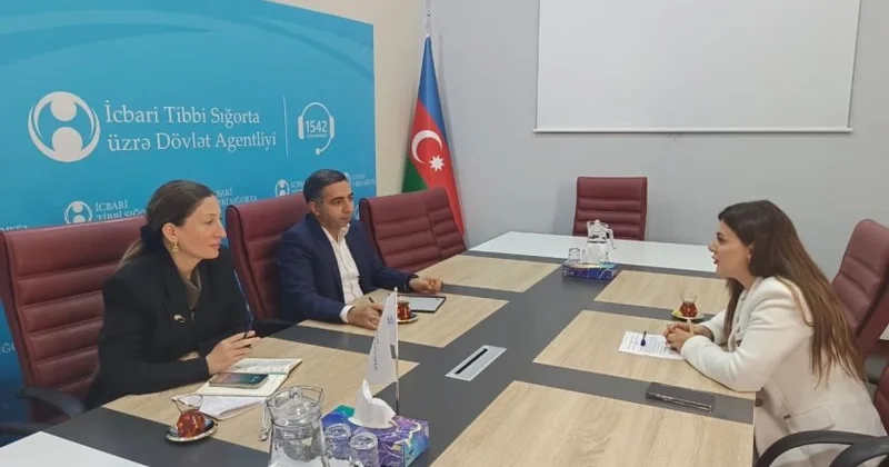 Pərvanə Vəliyeva İcbari Tibbi Sığorta Agentliyinin rəhbərliyi ilə görüşüb