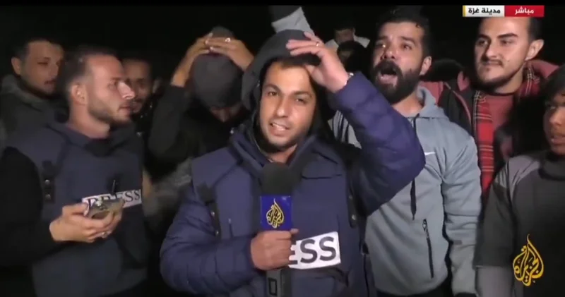 Jurnalistin Qəzzadakı hərəkəti gündəm oldu VİDEO