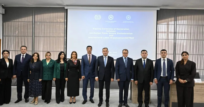 AHİK ilə ACTRAV arasında Bəyannamə imzalanıb FOTOLAR