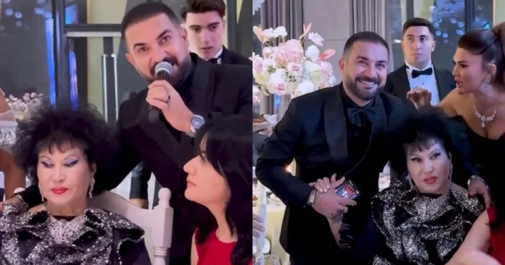 Zeynəb Xanlarovanın nəvəsinin toyundan yeni görüntülər