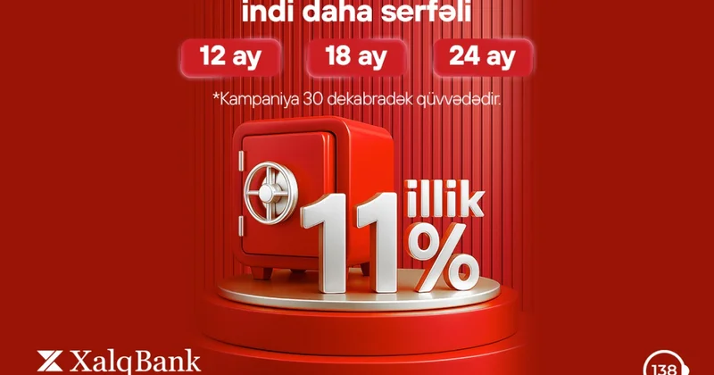 Xalq Bank əmanət məhsulları üzrə sərfəli kampaniya təqdim edir