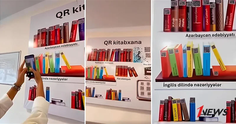 В одной из бакинских школ появилась QR библиотека ВИДЕО