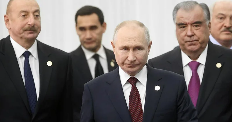 Алиев, Рахмон и Путин идут ужинать в Душанбе ВИДЕО